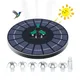 4W Solar Water Fountain Pump With Rotated Nozzle Floating Solar Powered Solar Fountain with lights