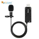 FIFINE Lavalier Clip-on Cardioid Condenser Computer mic plug and play USB Microphone With Sound