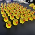 50Pcs Mini Yellow Ducks Luminous Duck Ornament Miniature Figures Tiny Duck Micro Fairy Garden