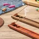 Retro Natural Plain Wooden/Bamboo Sticks Plate Incense Holder Elegant Fragrant Line Ware Burner Ash