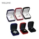 Wholesale Ring Packaging Box Black Velvet Jewelry Display Storage Foldable Case For Wedding Ring