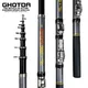 GHOTDA Spinning Rod Rock Fishing Carbon Fiber Mini Telescopic Portable 1.5/1.8/2.1/2.4/2.7/3.0M