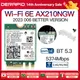 Dual Band Intel AX210 Bluetooth 5.3 Wireless AX210NGW 2.4Gbps 802.11AX Wireless Wi-Fi 6 AX200 For