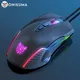 ONIKUMA Wired Gaming Mouse 6 Levels Adjustable 6400 DPI 7 Programmable Buttons 7 RGB Lighting Modes