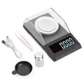 100g/50g/20g 0.001g Precision Scale For Jewelry Gold Herb Lab Weight Milligram Scale Electronic