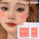 Korea Monochrome Blush Peach Rose Pink Cheek Tint Powder Natural Lasting Matte Face Makeup Rouge