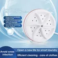 Mini Washing Machine USB Rotating Turbine Portable Washing Machine For Socks Underwear Wash Dishes