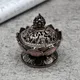 Lotus Flower Incense Burner Buddhism Buddha Holder Brass Mini Sandalwood Censer Incense Metal Craft