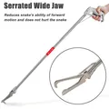1.2m Foldable Snake Tongs Stick Easy Reach Pick Up Tool Foldable Garbage Clip Full-body Stainless