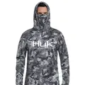 HUK Fishing Shirts Outdoor Summer Long Sleeve Hoodie UPF 50+ T-shirt Tops Sun Protection Jersey
