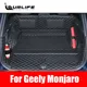 For Geely Monjaro Xingyue L 2022 2023 Car Boot Mat Rear Trunk Liner Cargo Leather Floor Carpet Tray