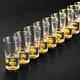 Lead-free Crystal Glass Gild Built In 24K Gold Leaf Small Shot Glass Luxury Golden Vodka Spirit