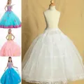 Jupons à Fleurs pour Fille Petite Crinoline 2 Cerceaux Belle Jupe Lolita Sous-Jupe