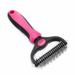 Large pet beauty brush -double -sided falling and hair removal comb are suitable for dogs and cats