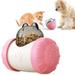 CSCHome Cats Dogs Toy Dog Puzzle Treat Dispensing Dog Toys Interactive toys 5.8X3X4.3in(Pink)