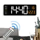 Horloge murale numérique LED grande taille télécommande affichage de la température de la Date