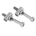 2pcs M5x30/35/40mm Bike Seat Post Fixed Saddle Fixed Screw Titanium Color M5x40