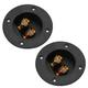 2Pcs Subwoofer Box Terminal 3-Inch Round Binding Post 2-Way Speaker Car Stereo Screw Cup DIY Home Car Speaker