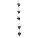 Rain Chains Replace Gutter Downspout Rain Chains for Gutters Home Display Outside Metal Rain Chain for Gazebos Garden Sheds Aluminum Alloy