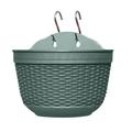 Noarlalf Flower Pots Hanging Pots Flower Baskets Self Watering Wall Garden Pot Flower Pots for Indoor Flower Pots Outdoor Clearance 21*14*12