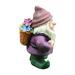 HIMIWAY Collectible Figurines Tabletop Decor Resin Sculpture for Indoor Outdoor Home Office Desktop Shelf Edge Ornaments Resin Craft Decoration Character Garden Bonsai Micro Dwarf Statue