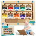 verlacod Magnetic Color Sorting Board Montessori Wooden Color for Boys Girls