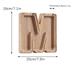 XMMSWDLA Wedding Decorations for Reception Personalized Wooden Name Money Box Wooden Deposit Box Twenty Six English Letters 21st Birthday Decorations for Her