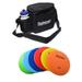 Blue Wave 8.25 in. Disc Golf Starter Set with 6 Discs & Case 165 - 172 g