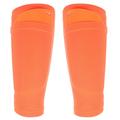 1 Set of Football Leg Guard Board Sock Cover Breathable Leg Guard Board (Orange)