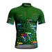 MIARHB Summer Men s Short Sleeved Cycling Suit 3D Printed Elastic Tight Top M-5XL