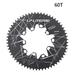 Bike Oval Disc 110 130BCD Chainring 54T 56T 58T For Mountain Road