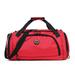 Oxford Dry Wet Separation Bags Large Capacity Yoga Sports Bag Waterproof with Shoe Compartment Red