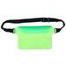 NUOLUX Waterproof Pouch PVC Waterproof Bag Snowproof Dirtproof Sandproof Case Bag with Super Lightweight and Bigger Space Adjustable Perfect for Beach Swimming Boating Fishing(Green)