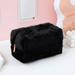 Fnochy Up to 30% Off Back to School Bag Pouch Capacity Pencil Case Zipper Student Stationery Fleecy Hairball Large Office & Stationery School Pencil Box Pencil Case Bag