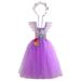 Youmylove Dresses For Girls Toddler Sleeveless Floral Embroidery Tulle Pageant Gown Party Evening Dress Wedding Dress For Children Clothes Fashion