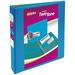 Avery Two-Tone Durable 3 Ring Binder 1.5 Inch Slant Rings Blue/Teal View Binder (17292)