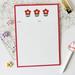 FU-kuuka Grid Cute Plush Bear Memo Pad Student Weekly Planner Notes Paper Notebook Diary Notepad Kawaii Stationery School Supplies(BQ3)