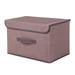 Noarlalf Organization and Storage Storage Box Foldable Clothing Sundries Portable Storage Box with Lid Foldable Storage Box Drawer Storage Closet Organizers and Storage 37*27*1