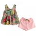 Toddler Baby Girl Outfits Big Bow Dress Vest Top and Shorts Set Clothes