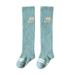 ZMHEGW Toddler Baby Girls Boys Cartoon Warm Sleep Long Socks Knee Socks Slipper Stocking Soft Shoes Socks 1-Pack 1-3Y