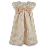 Bonnie Jean Girls Jacquard Dress - blush 3t (Toddler)