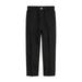 Shldybc Toddler Kids Big Boy Fashion Cute Solid Color Stripe Casual School Uniform Suit Pants Trousers Boys Uniform Pants on Clearance( 5-6 Years Black )