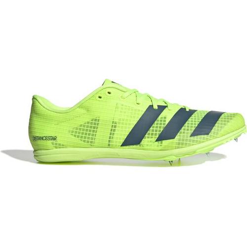 ADIDAS Herren Leichtathletikschuhe DistanceStar Spike-, Größe 41 ⅓ in Grün