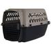 Tucker Murphy Pet™ Dog Kennel 24", Taupe & Black, Portable Dog Crate For Pets 10-20Lbs Plastic in Black/Brown | 14.5 H x 24 W x 16.7 D in | Wayfair