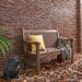 Wildon Home® Noce Wood Outdoor Bench Wood in Brown | 36.8 H x 47.8 W x 18.9 D in | Wayfair 00D31454254F4550A8D6DC5A8CBCADA6