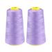 Noarlalf Thread for Sewing Household Color Polyester Sewing Thread Pagoda Thread 2Pc 2300 Yards Sewing Supplies Sewing Thread 11*8*6