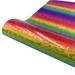 Clearance YOHOME Self-Adhesive Vinyl Roll Rainbow Craft DIY Adhesive Design Multicolor