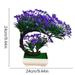 XMMSWDLA Birthday Decorations Simulated Welcome Potted Plants Plastic Artificial Flowers Peacock Trees Bonsai Home Decoration Simulated Plant Decorations Princess Party Decorations