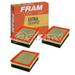 3 pc FRAM CA7403 Extra Guard Air Filters for 33-2094 A1511C A690 AE8040 AF1031 CA5148 Intake Inlet Manifold Fuel Delivery Filters