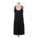 Splendid Casual Dress - Shift: Black Solid Dresses - Women's Size Small